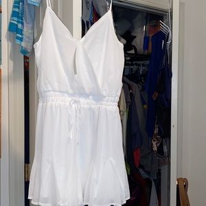 Francesca’s loose white romper